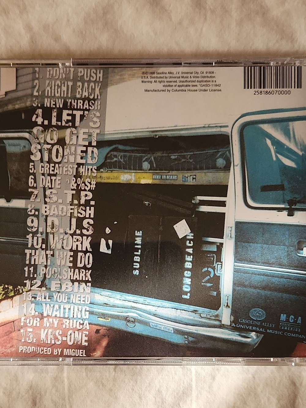 Sublime LIVE In Concert CD - Multi-Color Cover - Picture 4 of 5